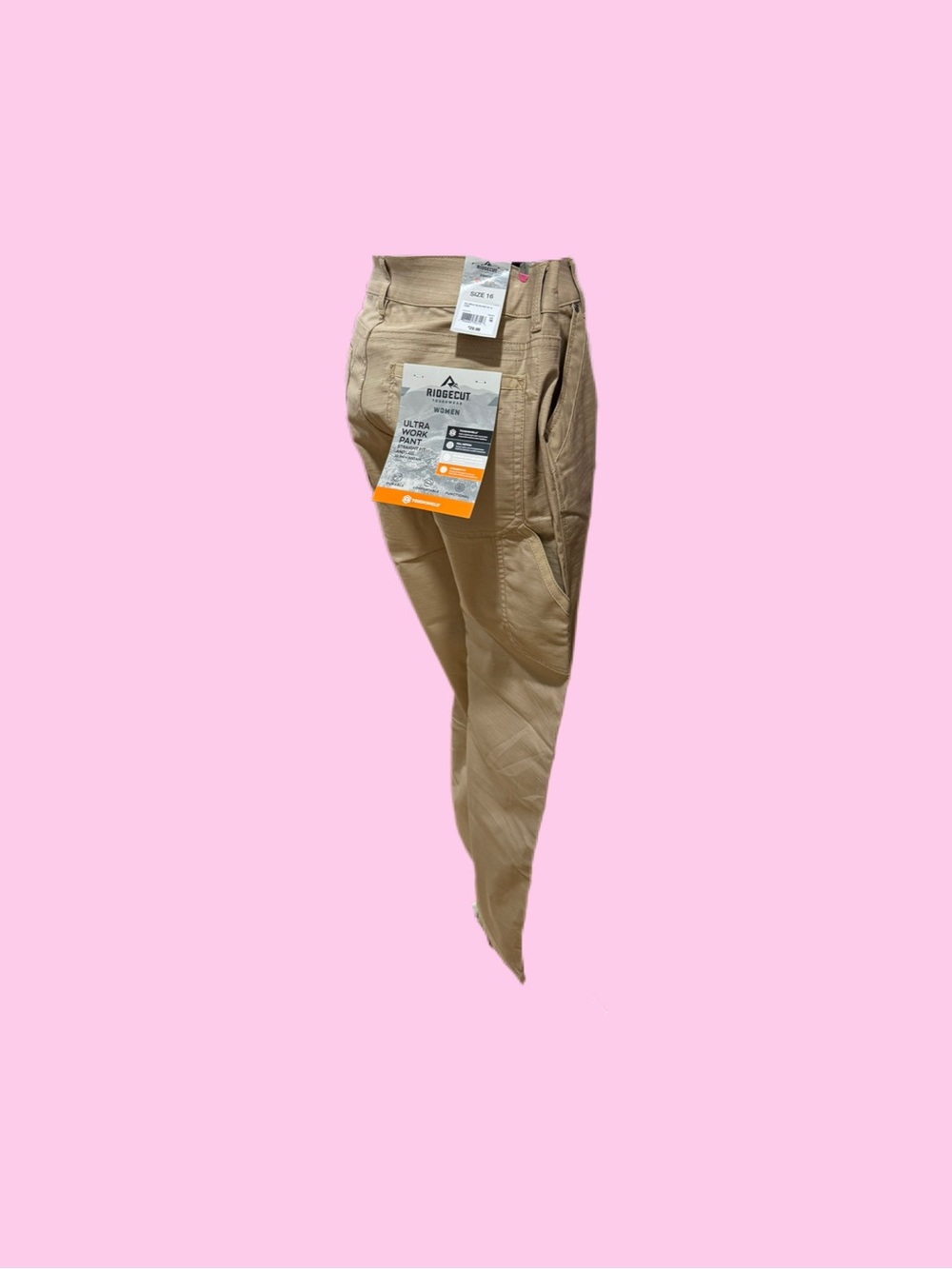 Women’s Tan Cargo Trousers - Relaxed Utility Fit - Picture 3 of 8